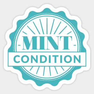 Mint Condition Quality Grade Icon Sticker